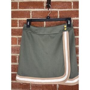 Tuckernuck Women’s Mini Wrap Skirt Olive Green XS